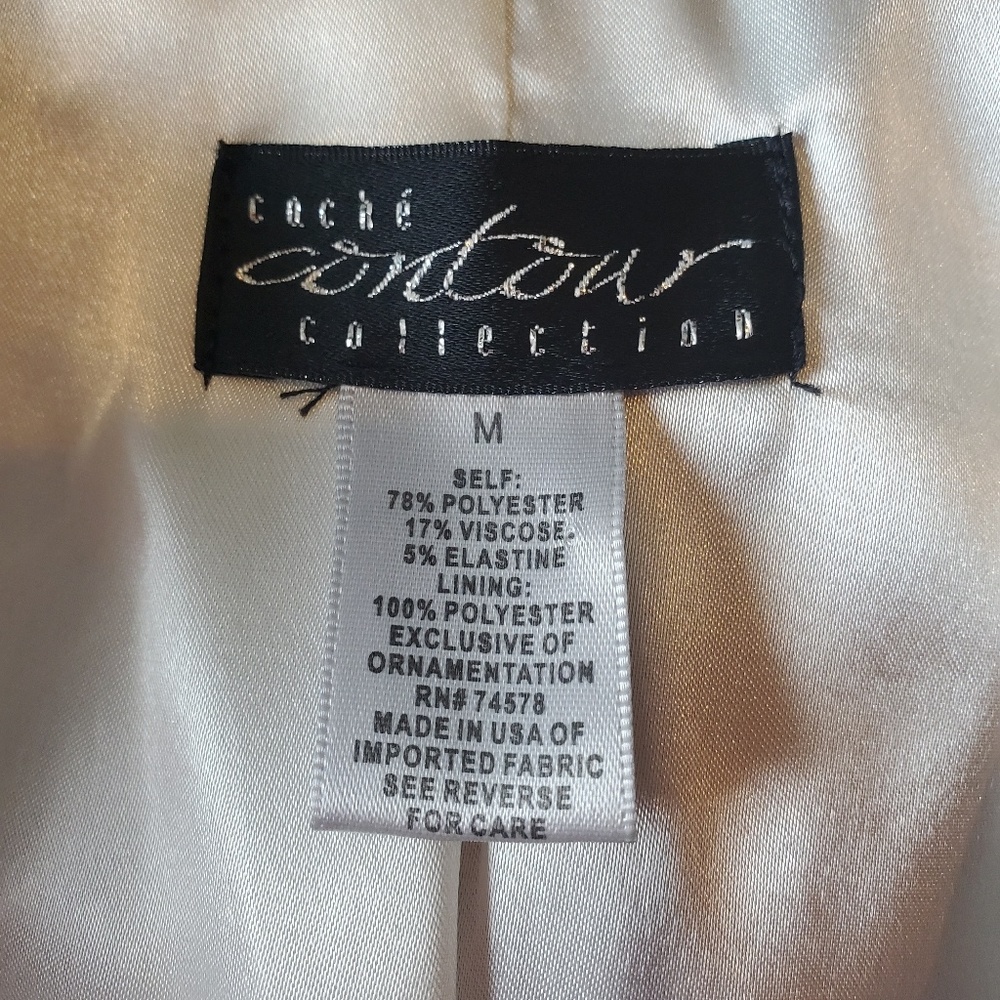 Cach'e Couture collection belted vest A27 - Picture 3 of 5